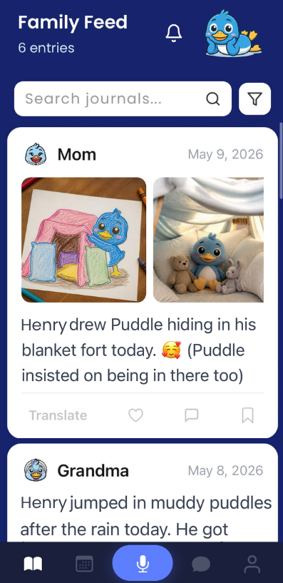 WaddlePath Family Feed